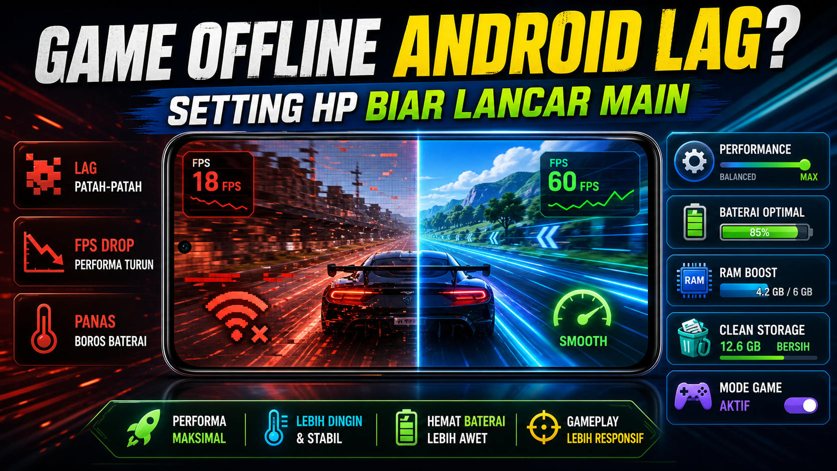 android - Game Offline Android Lag? Ini Setting HP Biar Lancar Main