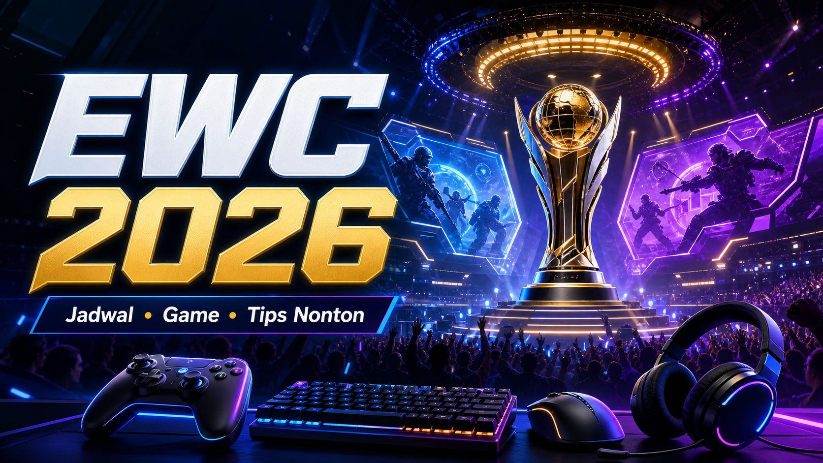 ewc - EWC 2026: Jadwal, Game yang Dipertandingkan, dan Tips Nonton