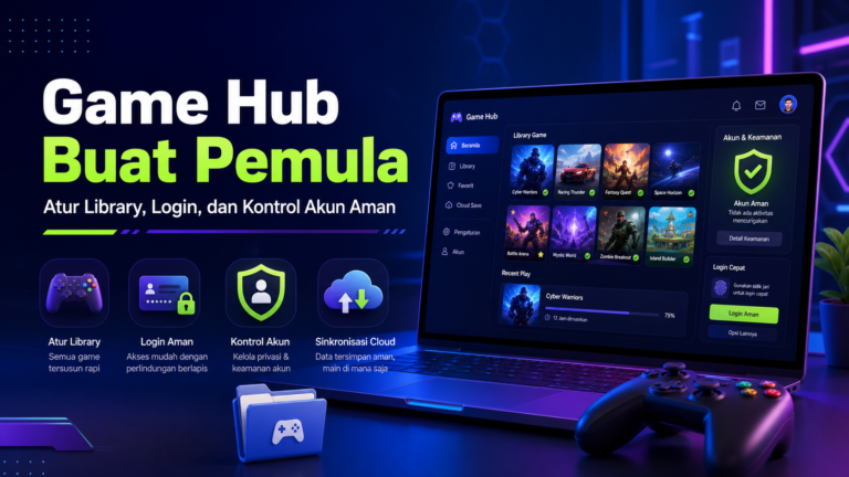 game - Game Hub Buat Pemula: Atur Library, Login, dan Kontrol Akun Aman
