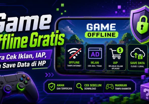 game - Game Offline Gratis: Cara Cek Iklan, IAP, dan Save Data di HP