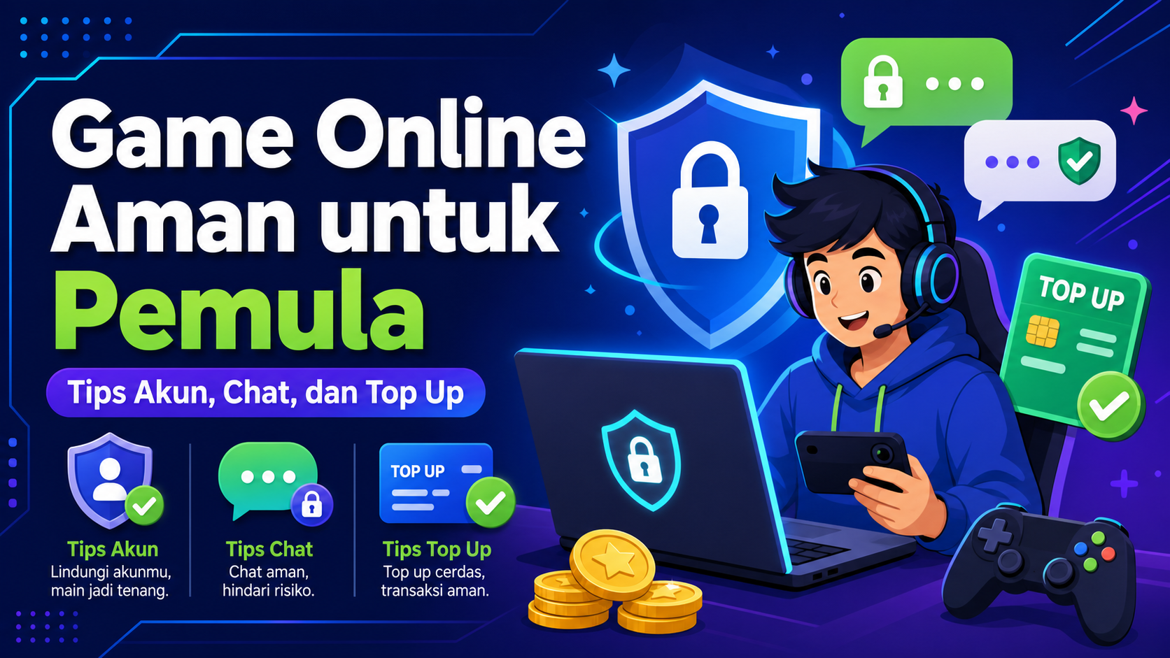 game - Game Online Aman untuk Pemula: Tips Akun, Chat, dan Top Up