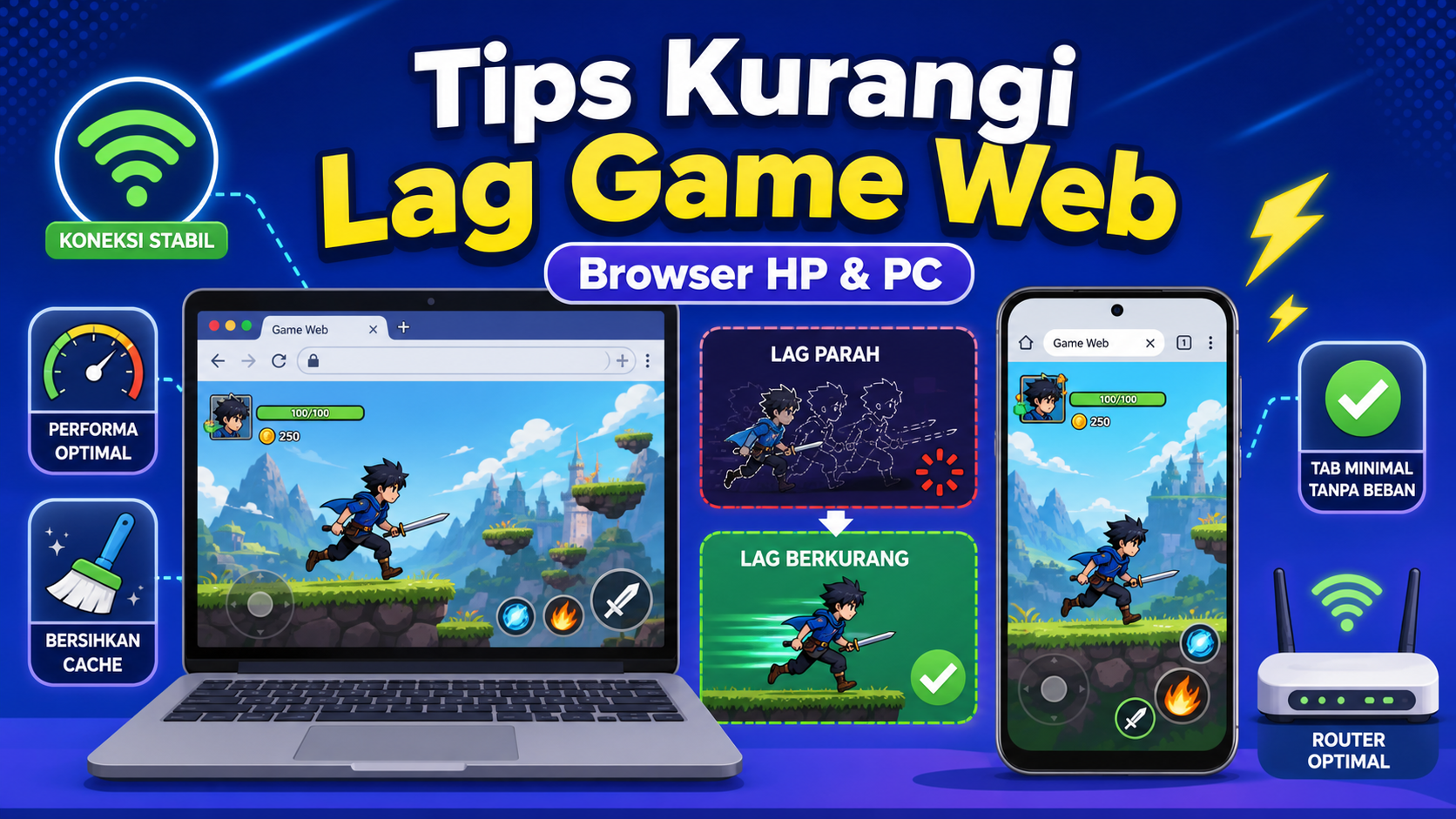 Game Online Web Ringan: Tips Kurangi Lag di Browser HP dan PC - browser