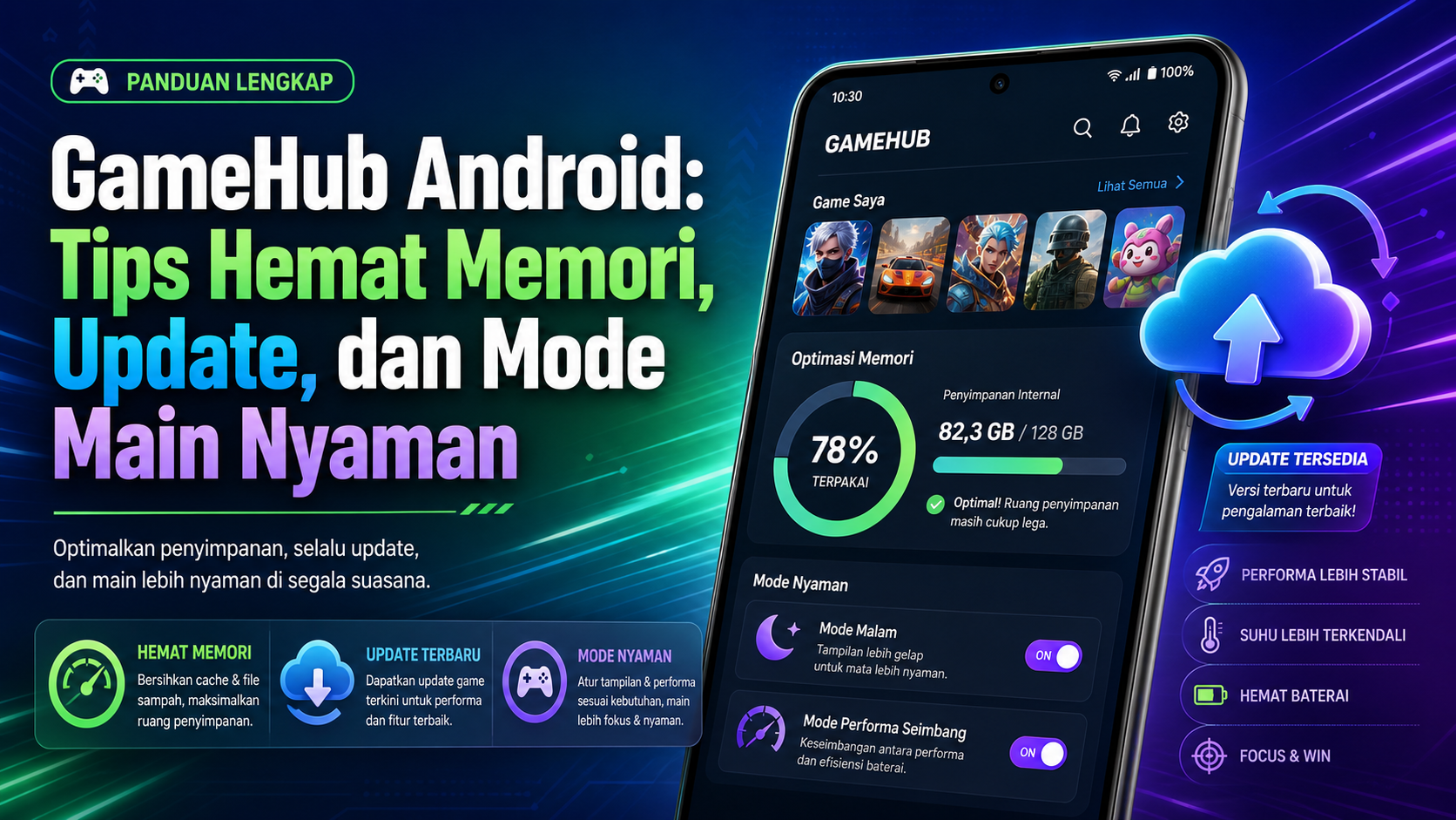gamehub - GameHub Android: Tips Hemat Memori, Update, dan Mode Main Nyaman