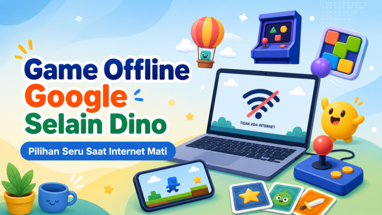 google - Game Offline Google Selain Dino: Pilihan Seru Saat Internet Mati