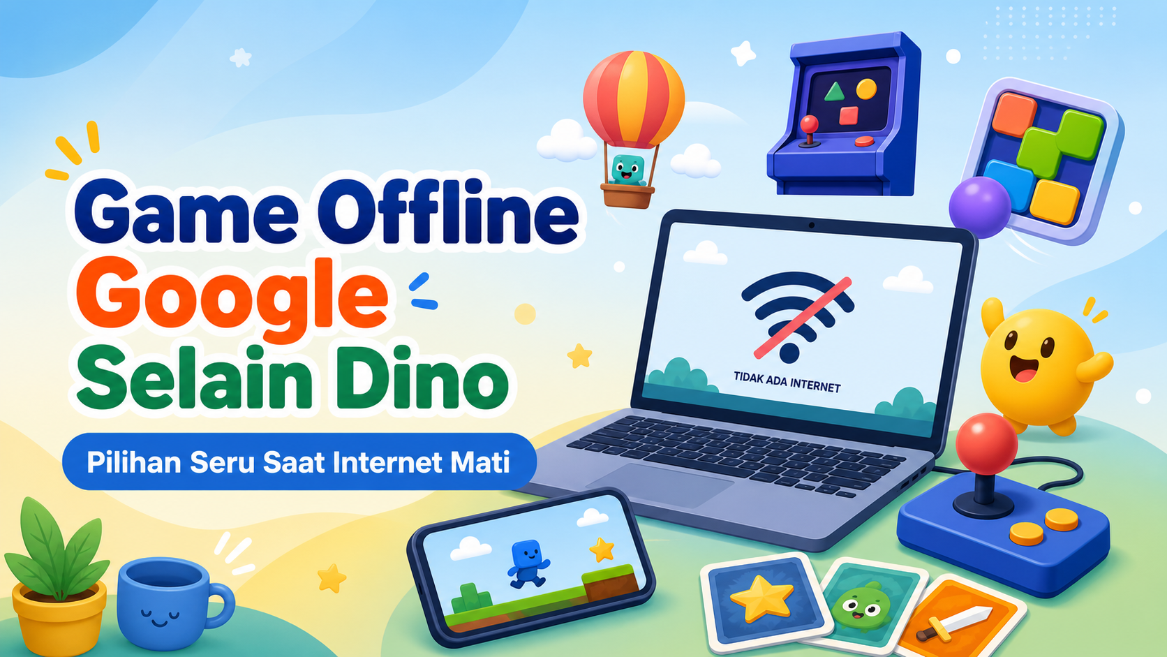 google - Game Offline Google Selain Dino: Pilihan Seru Saat Internet Mati