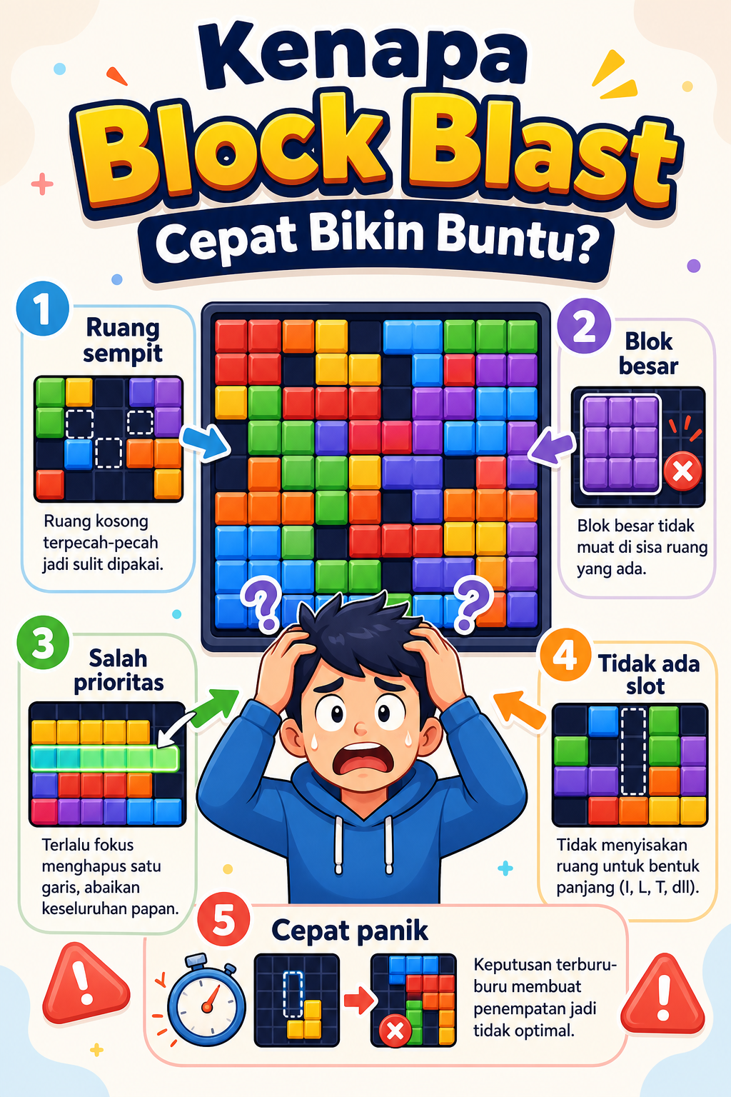 Kenapa Block Blast Bisa Cepat Bikin Buntu? - block