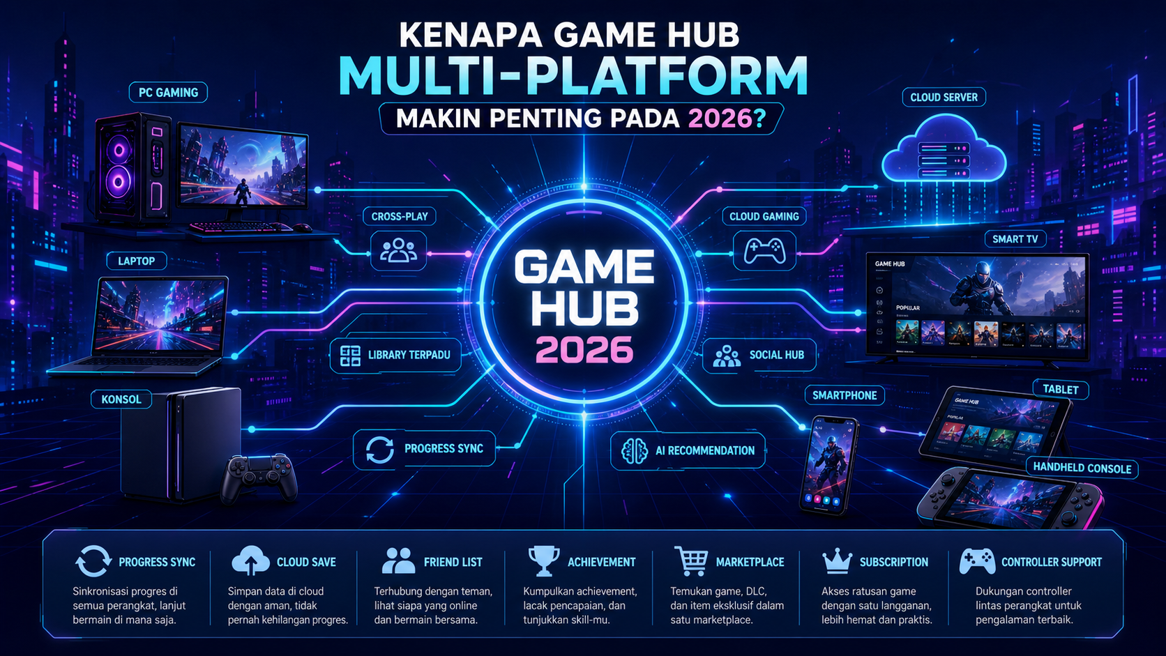 Kenapa Game Hub Multi-Platform Makin Penting pada 2026? - gamehub