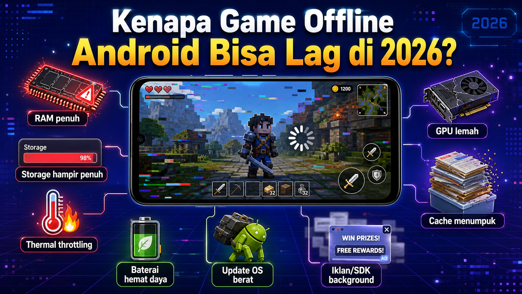Kenapa Game Offline Android Bisa Lag di 2026? - android