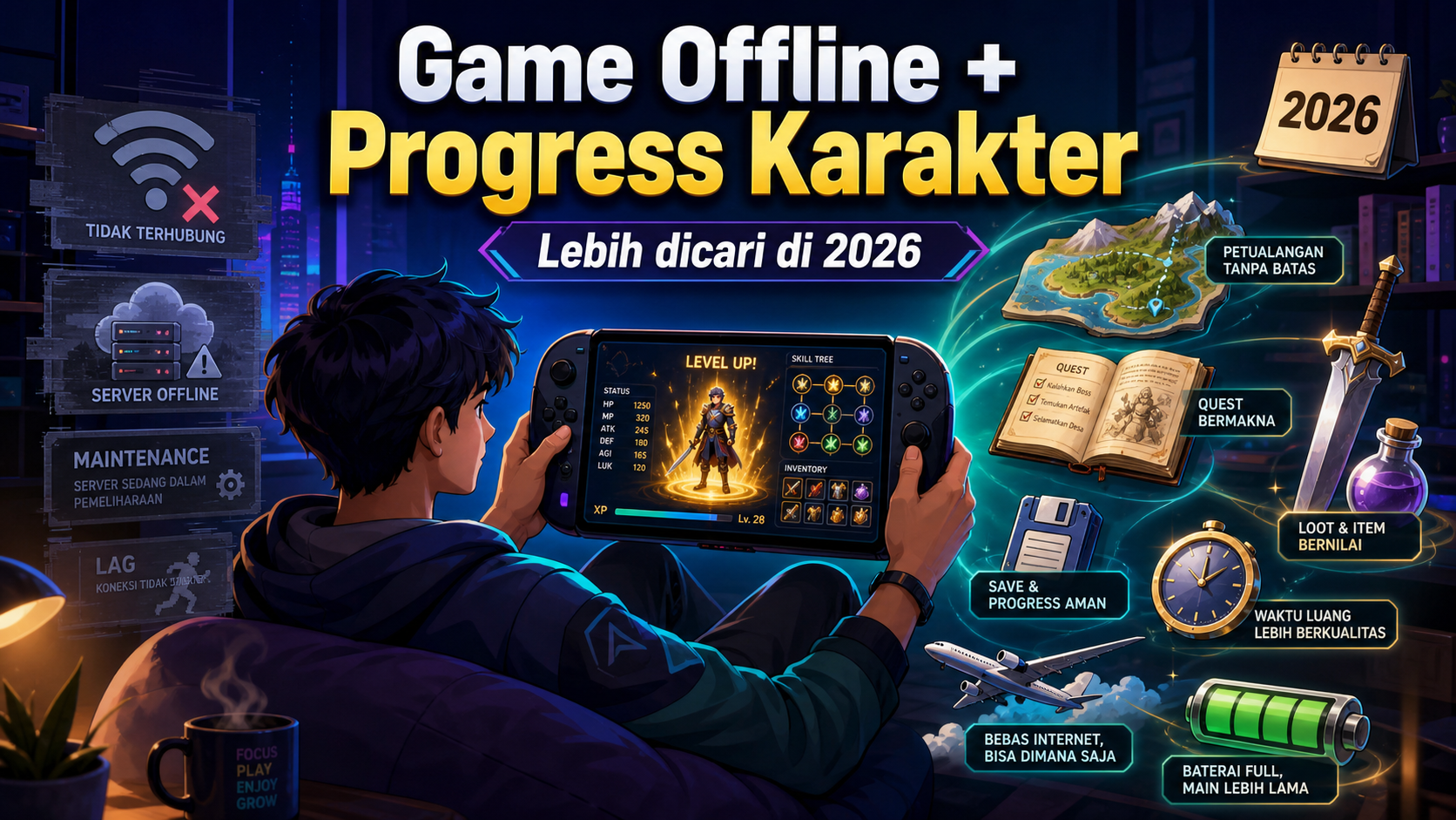 Kenapa Game Offline dengan Progress Karakter Makin Dicari pada 2026? - game