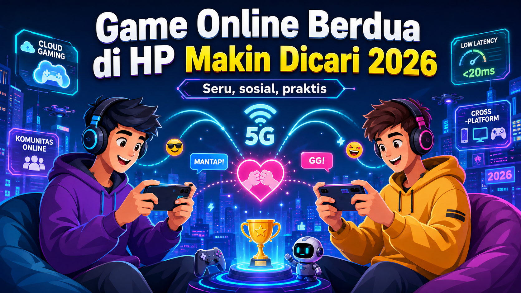 Kenapa Game Online Berdua di HP Makin Dicari pada 2026? - game