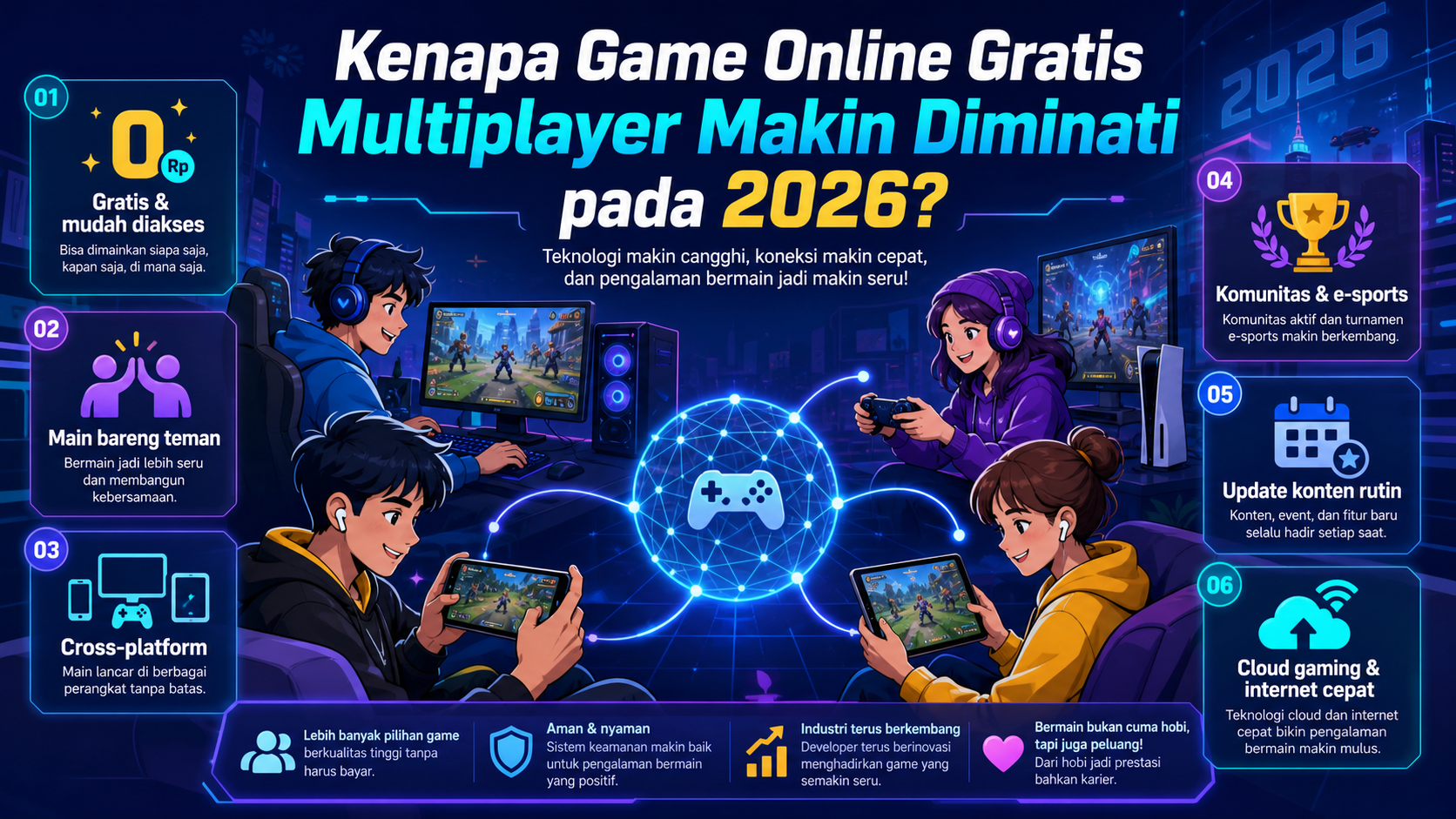 Kenapa Game Online Gratis Multiplayer Makin Diminati pada 2026? - game