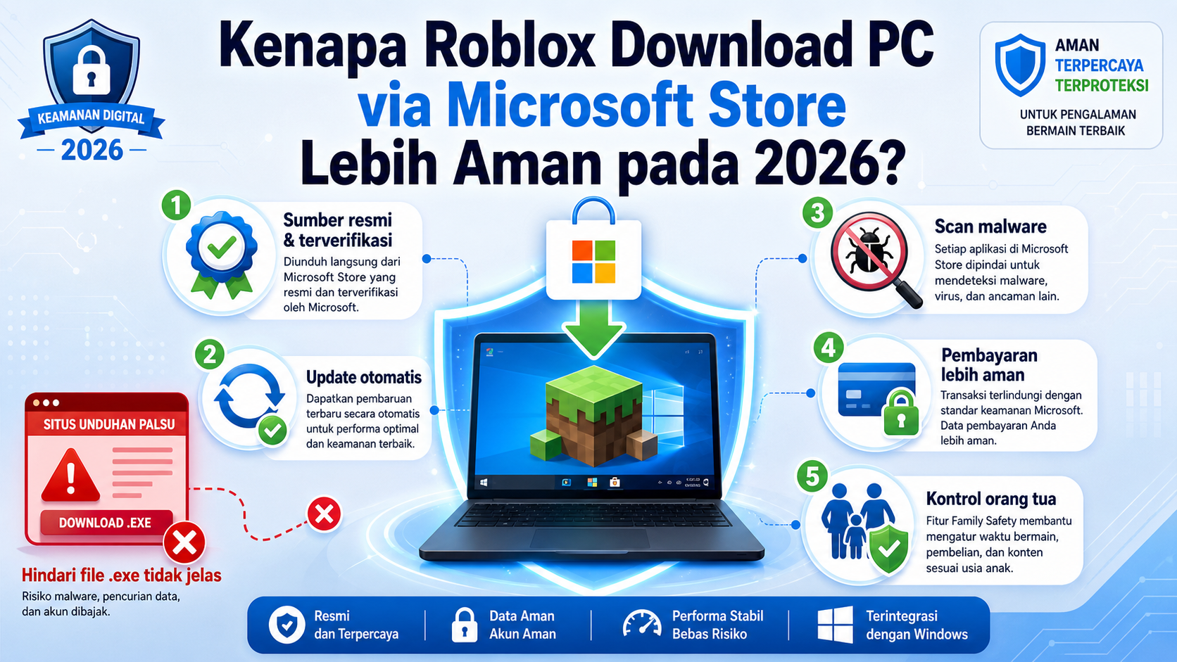 Kenapa Roblox Download PC via Microsoft Store Lebih Aman pada 2026? - roblox