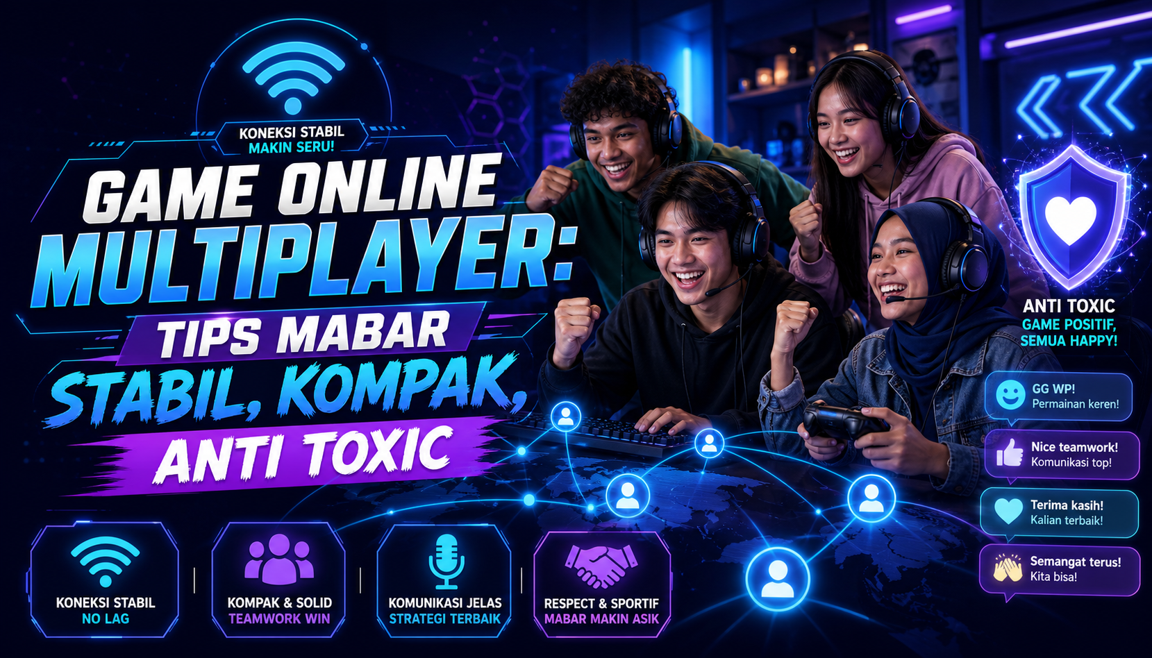 multiplayer - Game Online Multiplayer: Tips Mabar Stabil, Kompak, Anti Toxic