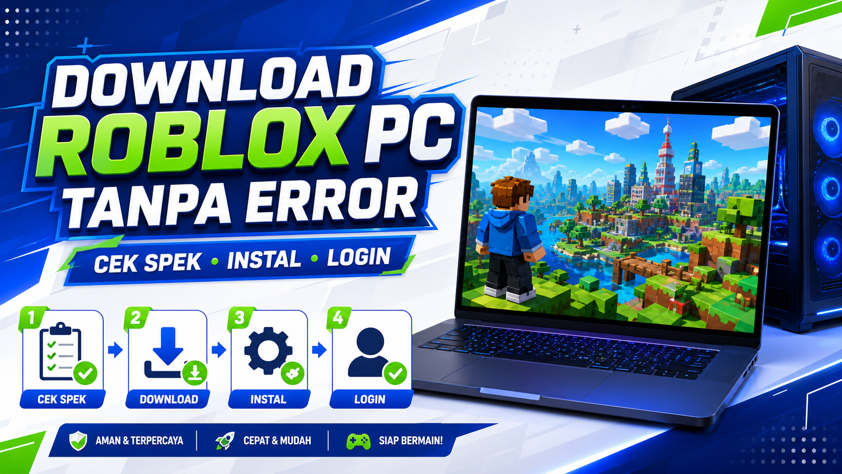 roblox - Download Roblox PC Tanpa Error: Cek Spek, Instal, dan Login