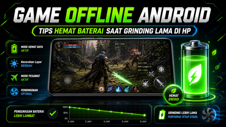android - Game Offline Android: Tips Hemat Baterai Saat Grinding Lama di HP