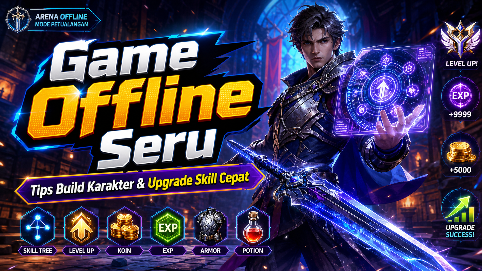 game - Game Offline Seru: Tips Build Karakter dan Upgrade Skill Cepat