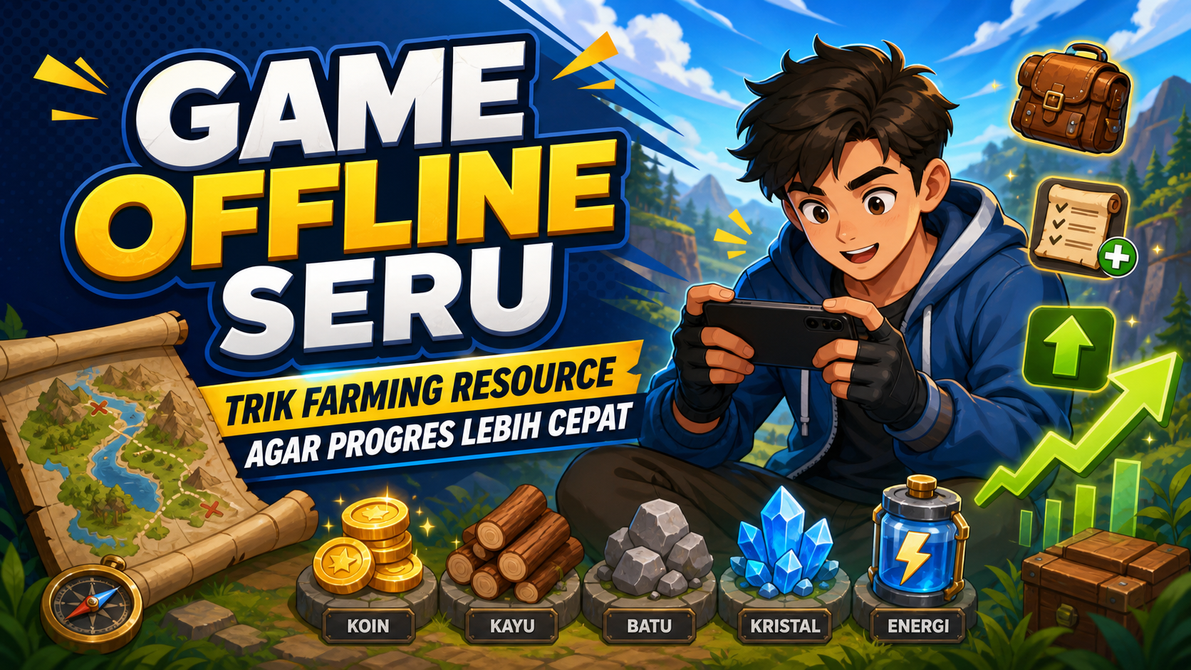 game - Game Offline Seru: Trik Farming Resource agar Progres Lebih Cepat