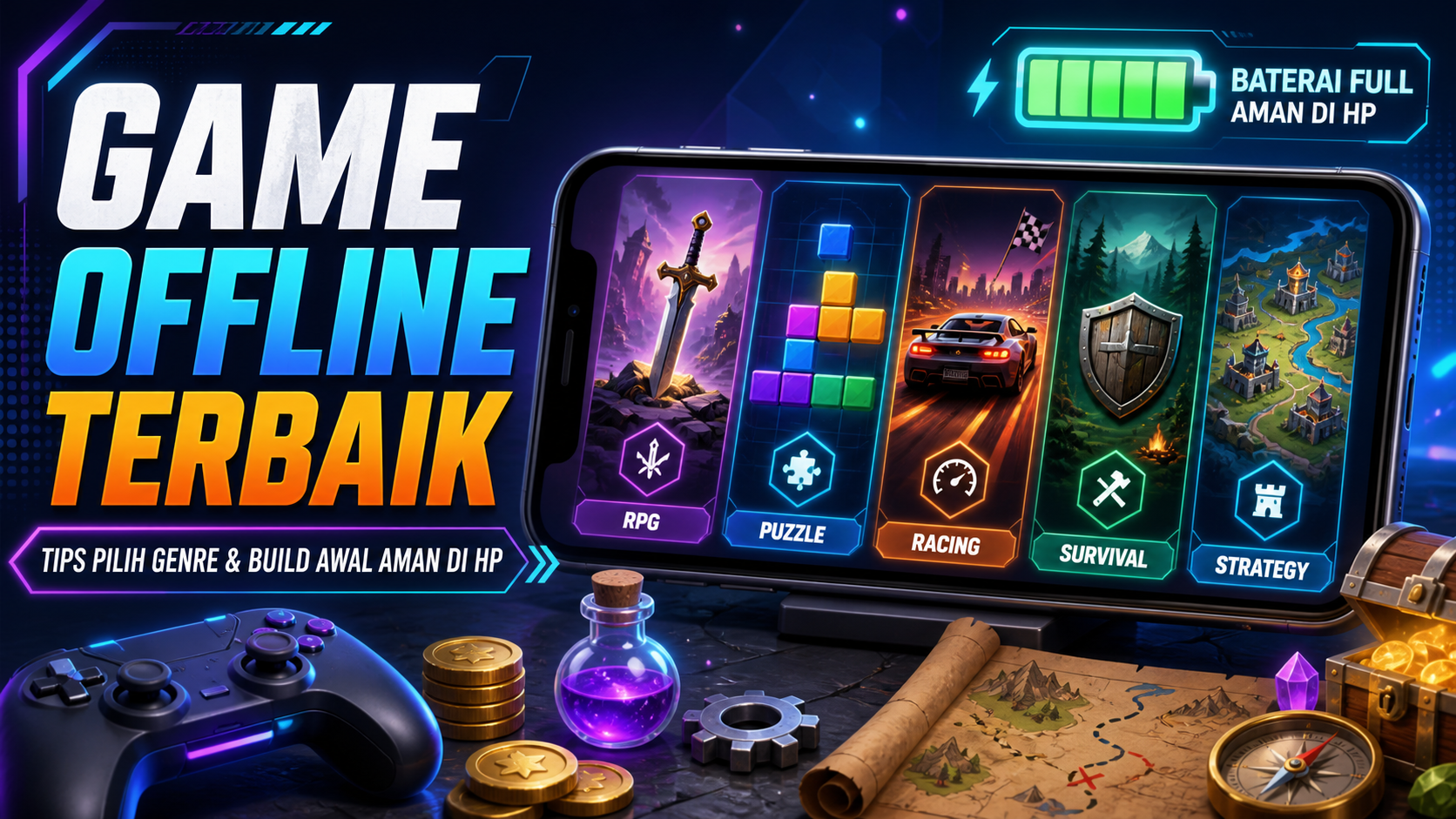 game - Game Offline Terbaik: Tips Pilih Genre dan Build Awal Aman di HP