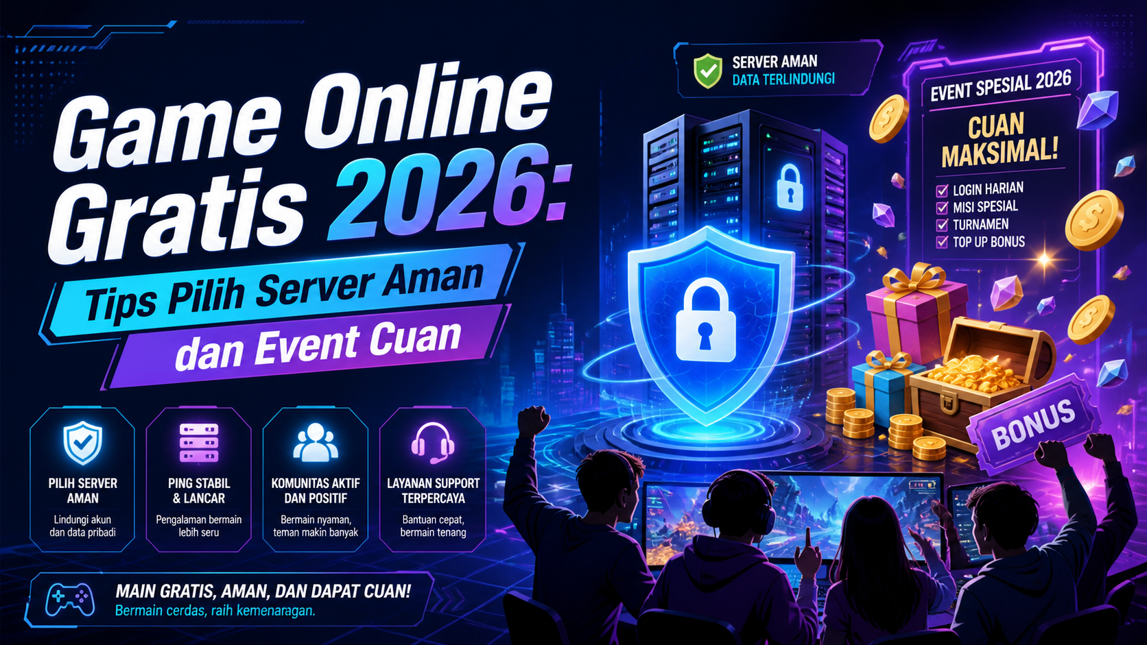 game - Game Online Gratis 2026: Tips Pilih Server Aman dan Event Cuan