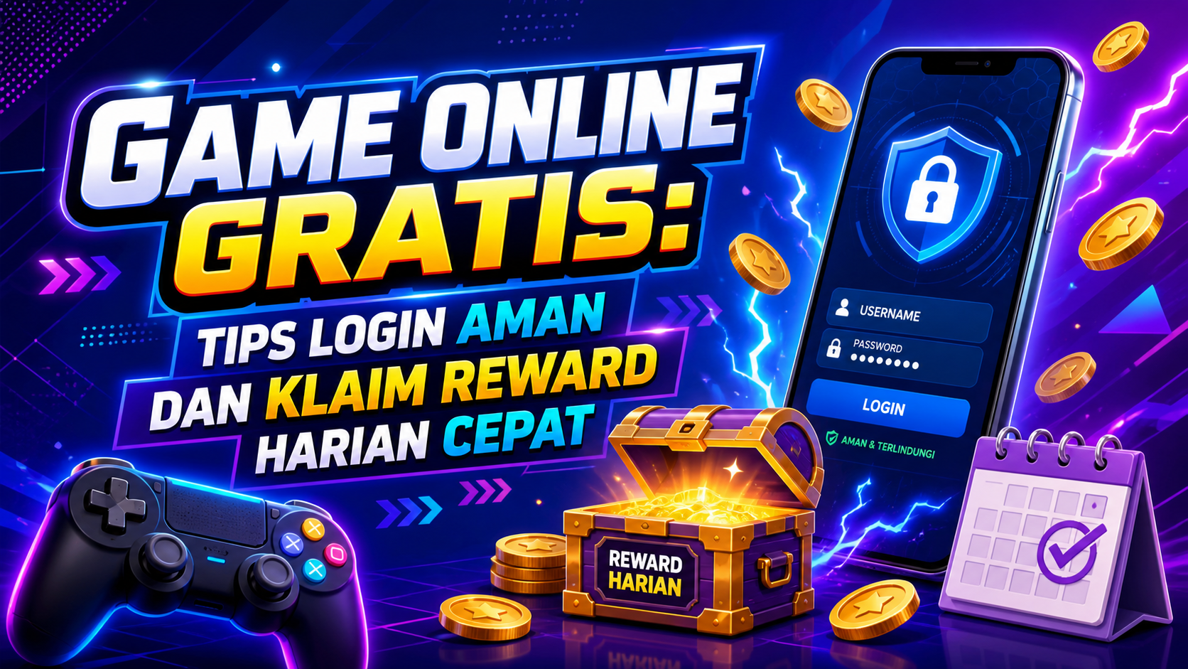 game - Game Online Gratis: Tips Login Aman dan Klaim Reward Harian Cepat