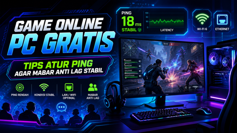 game - Game Online PC Gratis: Tips Atur Ping agar Mabar Anti Lag Stabil