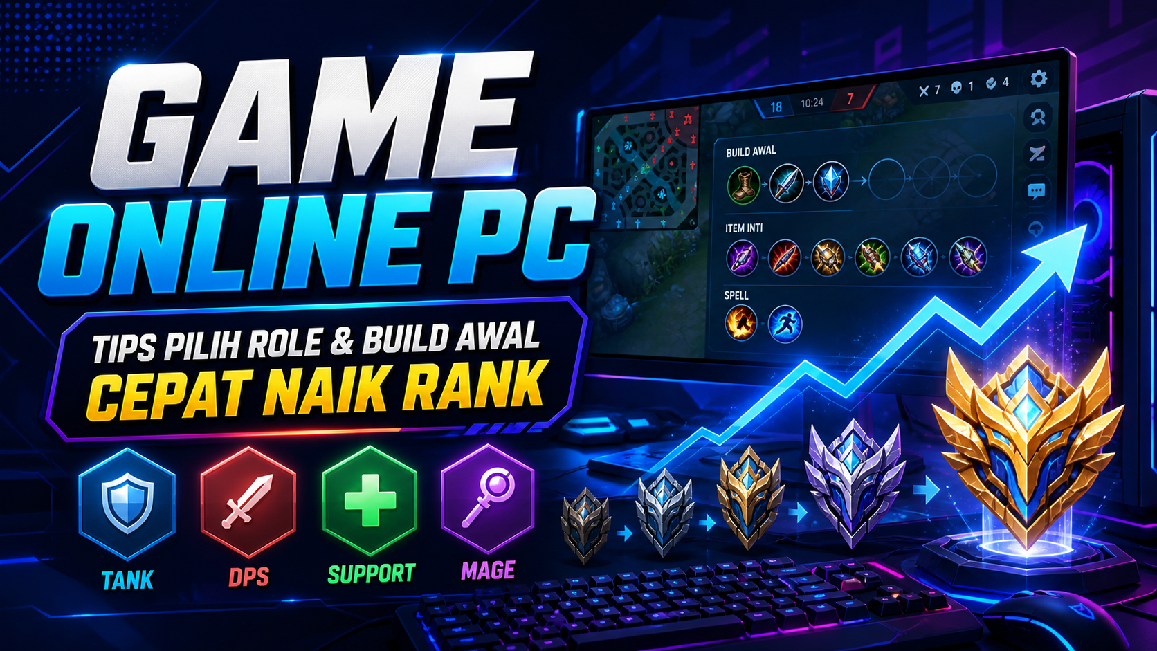 game - Game Online PC: Tips Pilih Role dan Build Awal Cepat Naik Rank