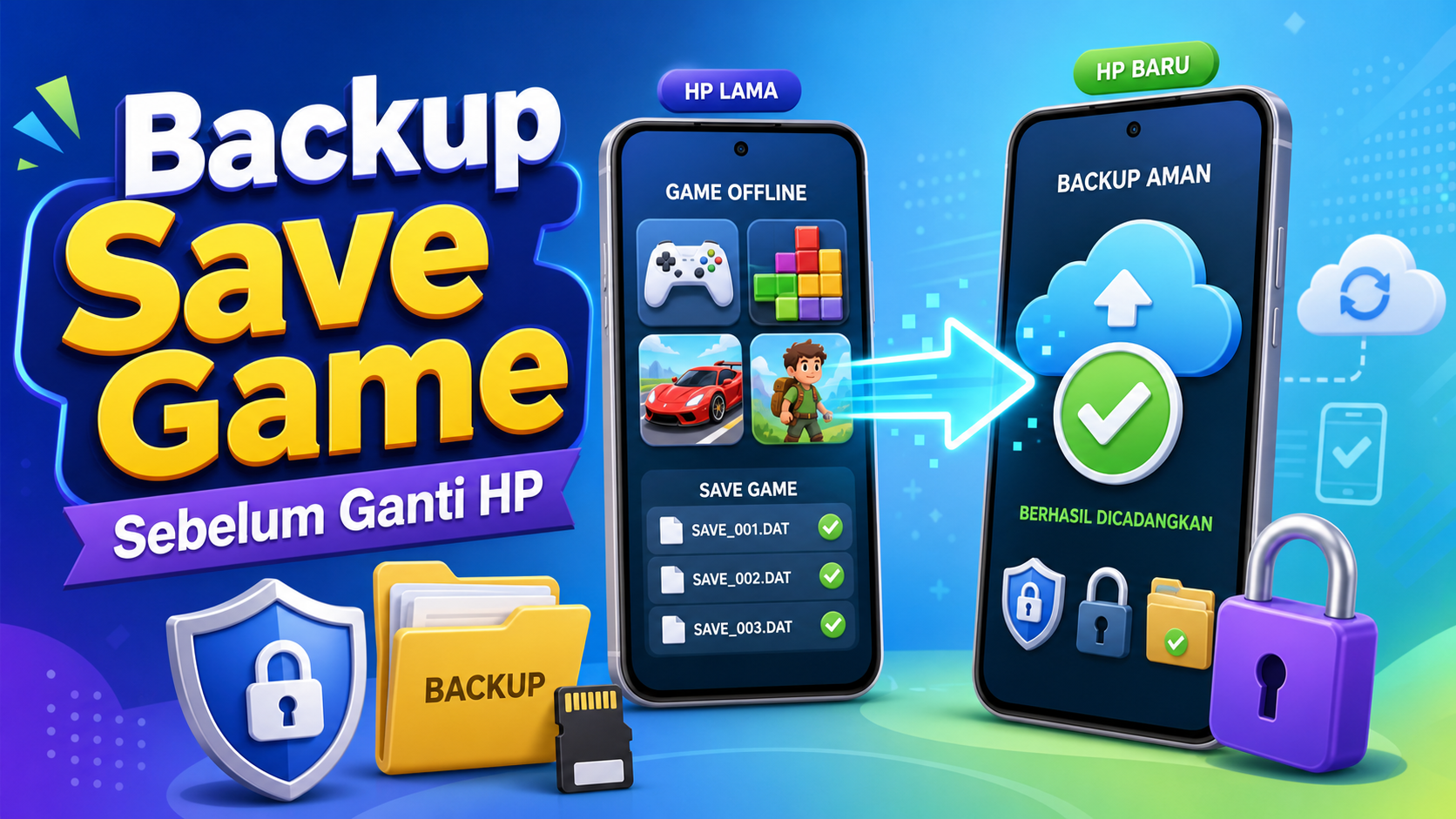 Game Offline Seru Gratis: Tips Backup Save Sebelum Ganti HP Aman - game