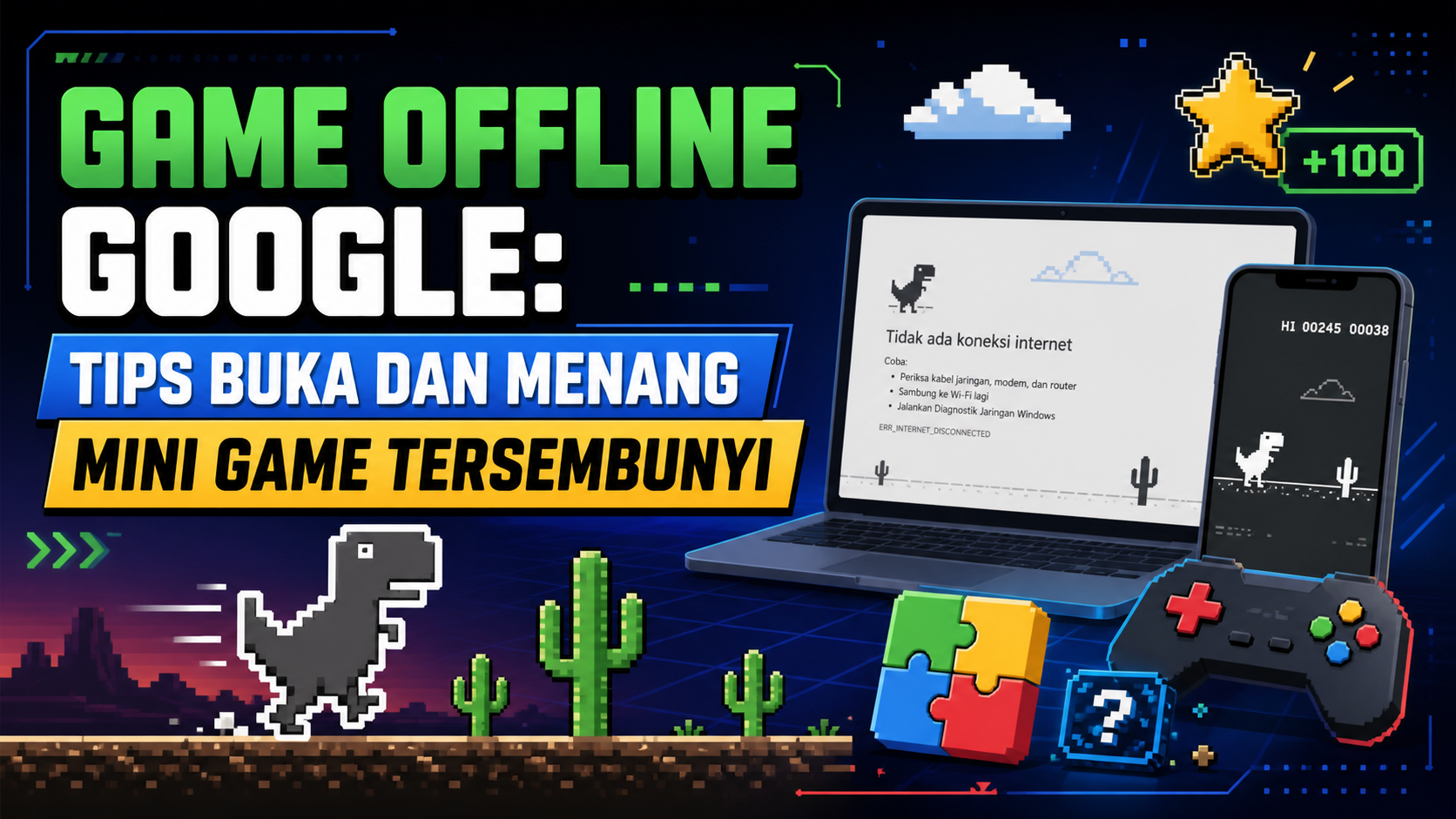 google - Game Offline Google: Tips Buka dan Menang Mini Game Tersembunyi