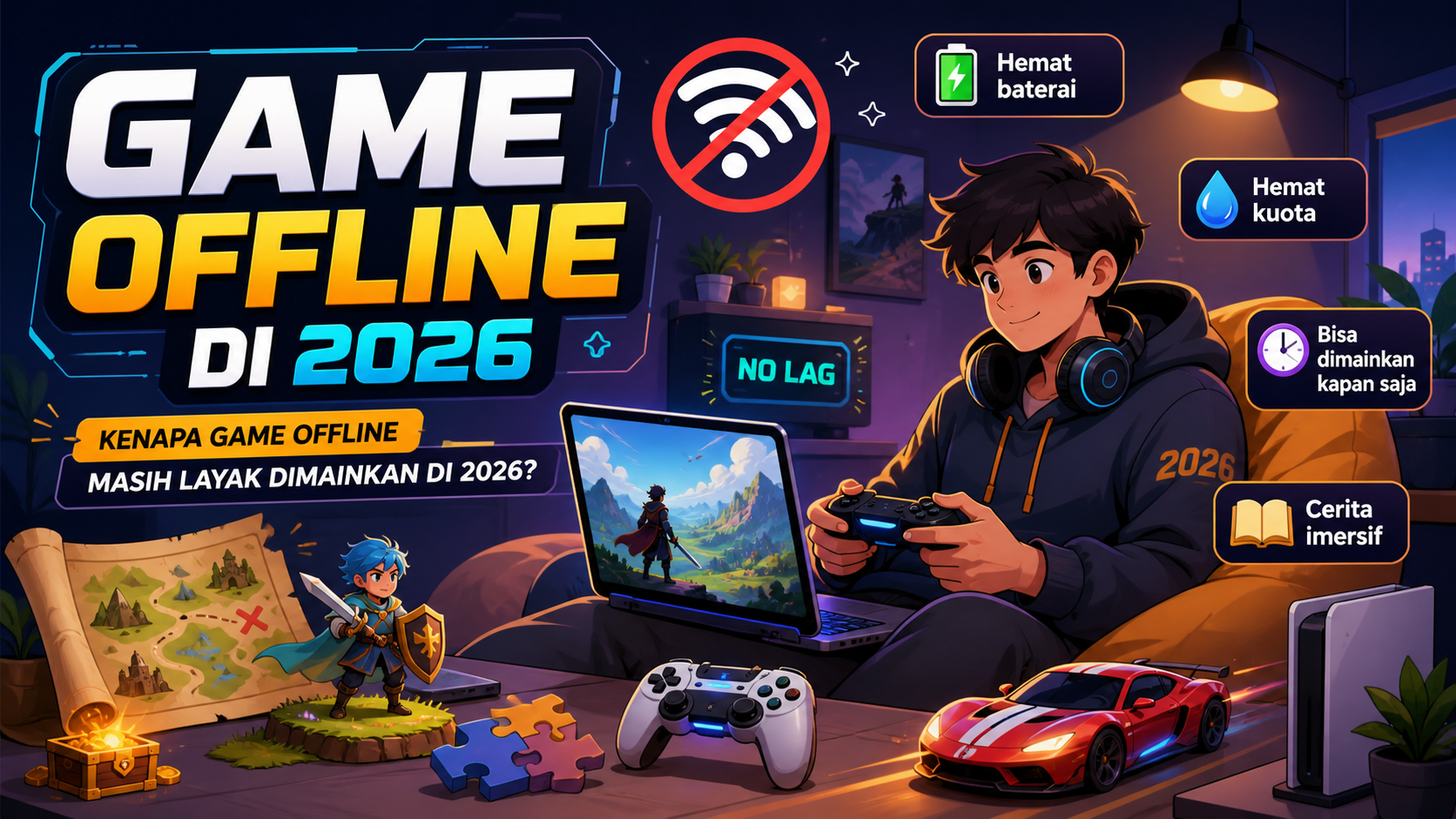 Kenapa Game Offline Masih Layak Dimainkan di 2026? - game