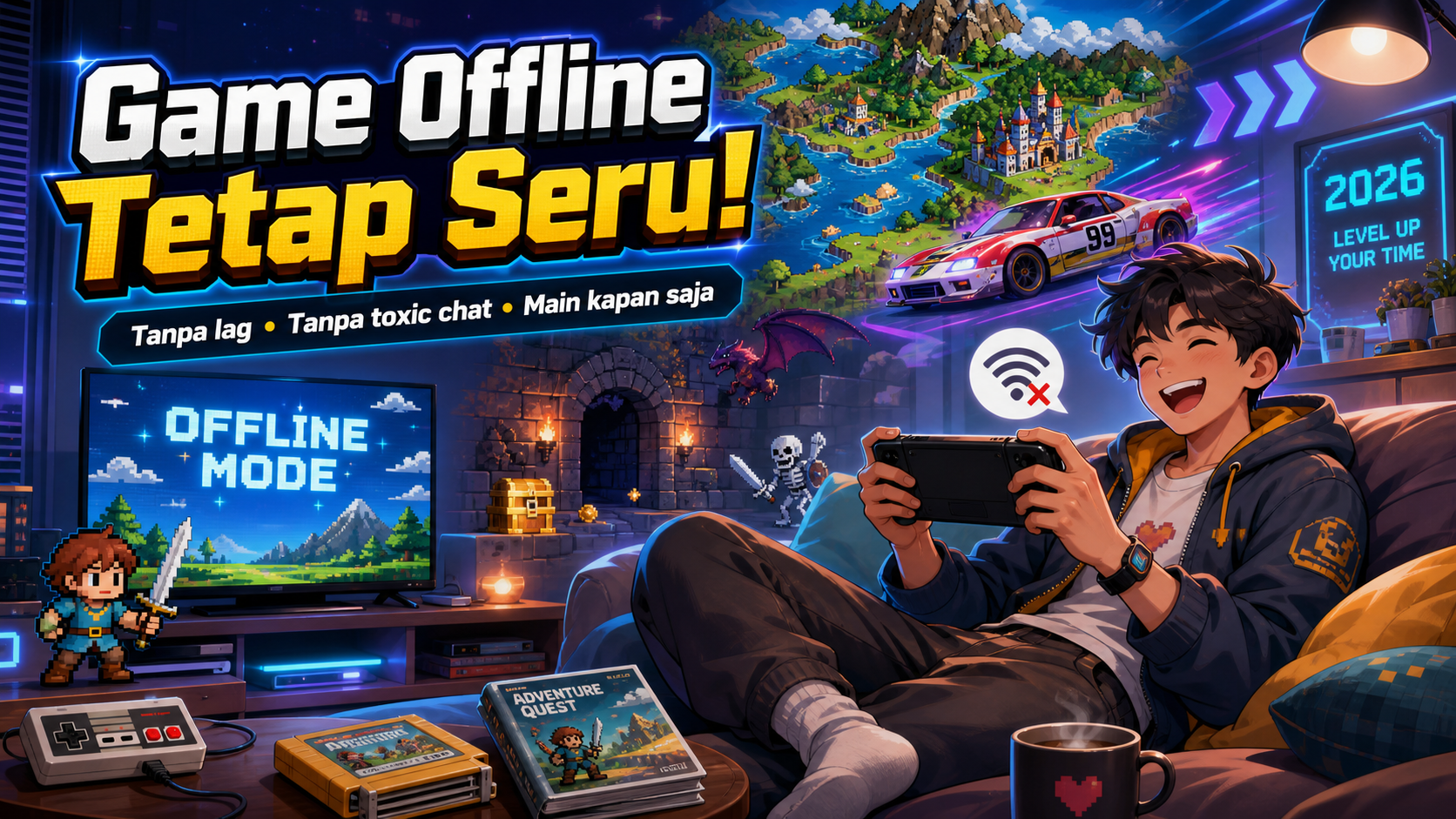 Kenapa Game Offline Masih Seru di 2026? - game