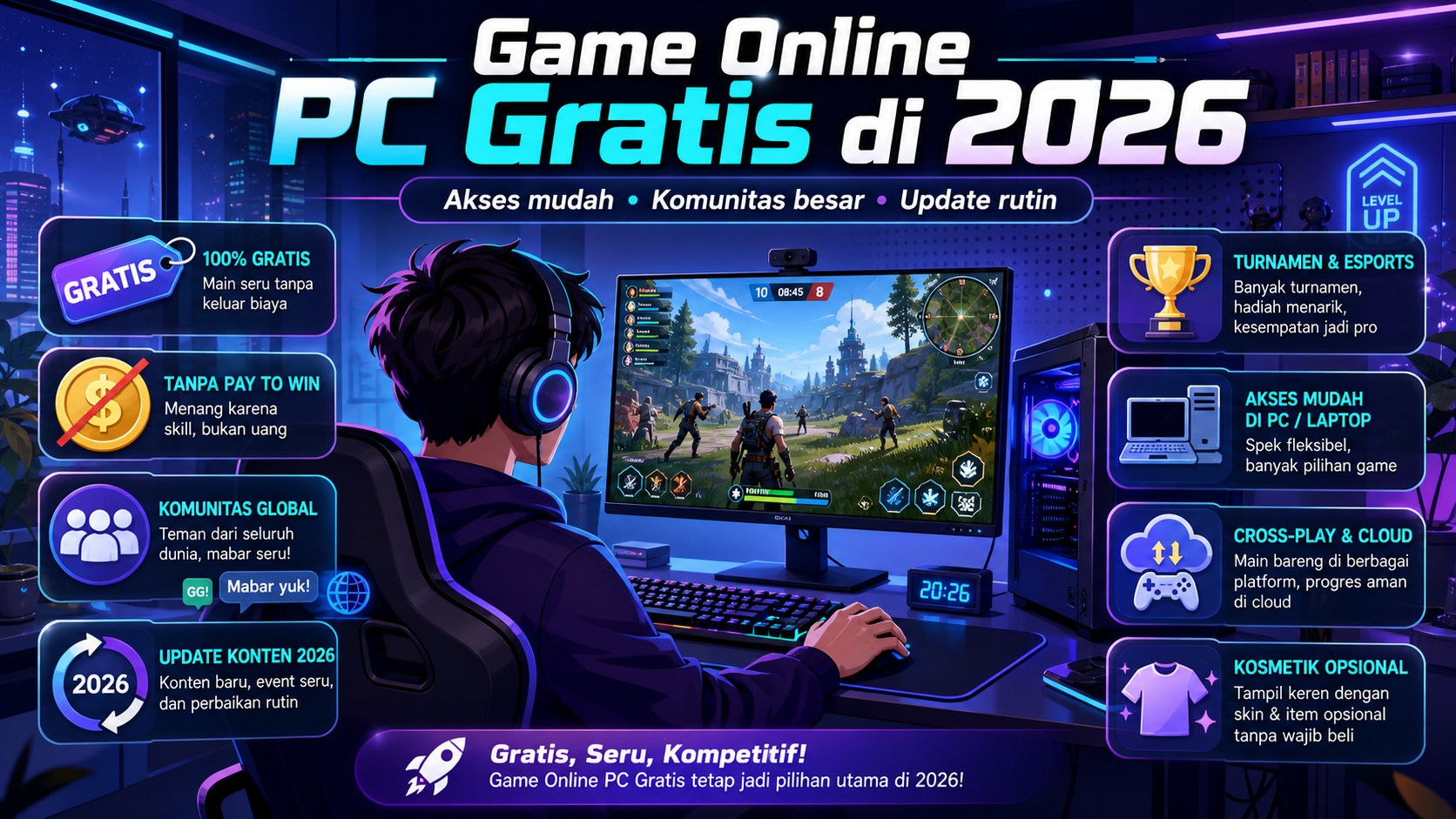 Kenapa Game Online PC Gratis Masih Jadi Pilihan di 2026? - game