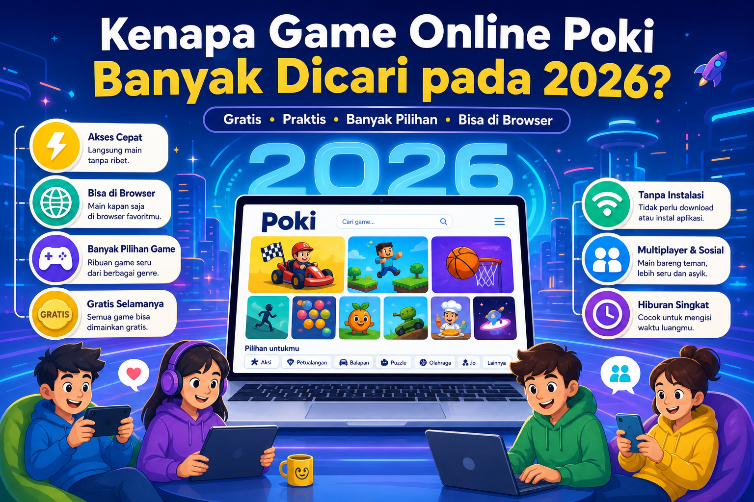 Kenapa Game Online Poki Banyak Dicari pada 2026? - poki
