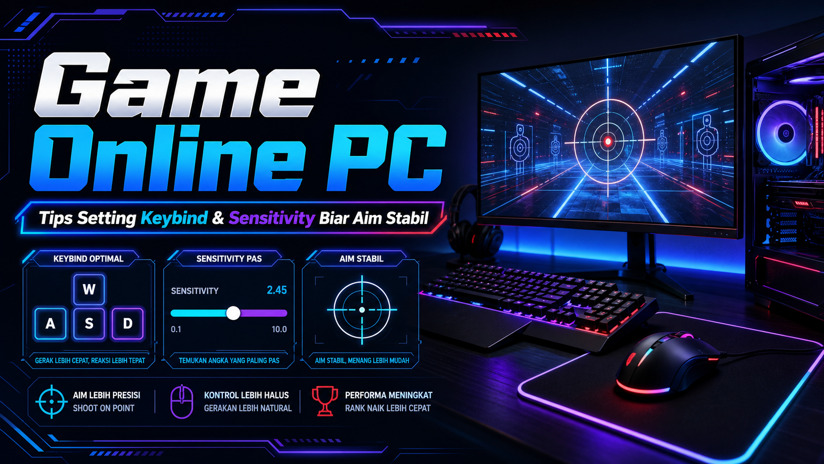 pc - Game Online PC: Tips Setting Keybind dan Sensitivity Biar Aim Stabil