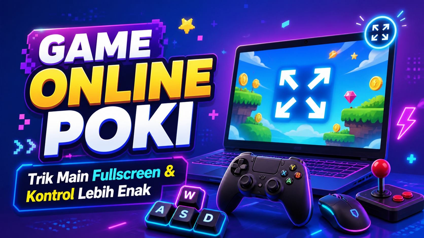 poki - Game Online Poki: Trik Main Fullscreen dan Kontrol Lebih Enak