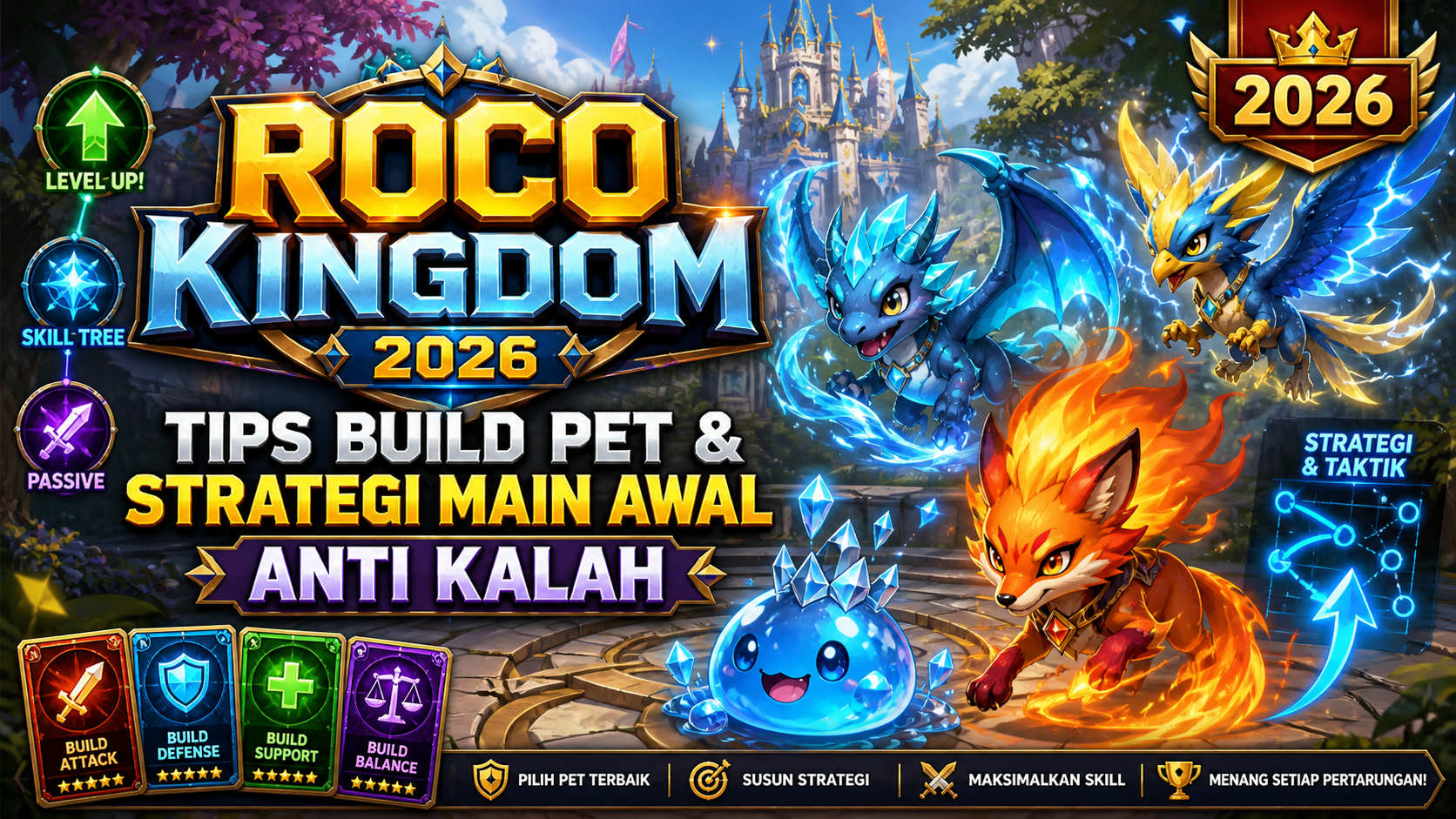 roco - Roco Kingdom 2026: Tips Build Pet dan Strategi Main Awal Anti Kalah