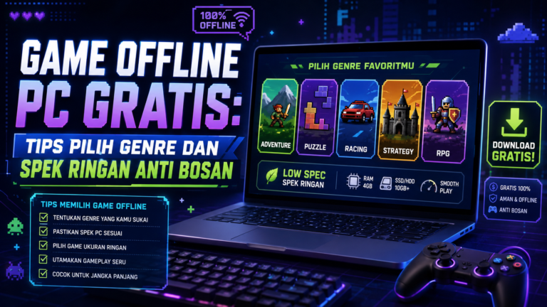 game - Game Offline PC Gratis: Tips Pilih Genre dan Spek Ringan Anti Bosan