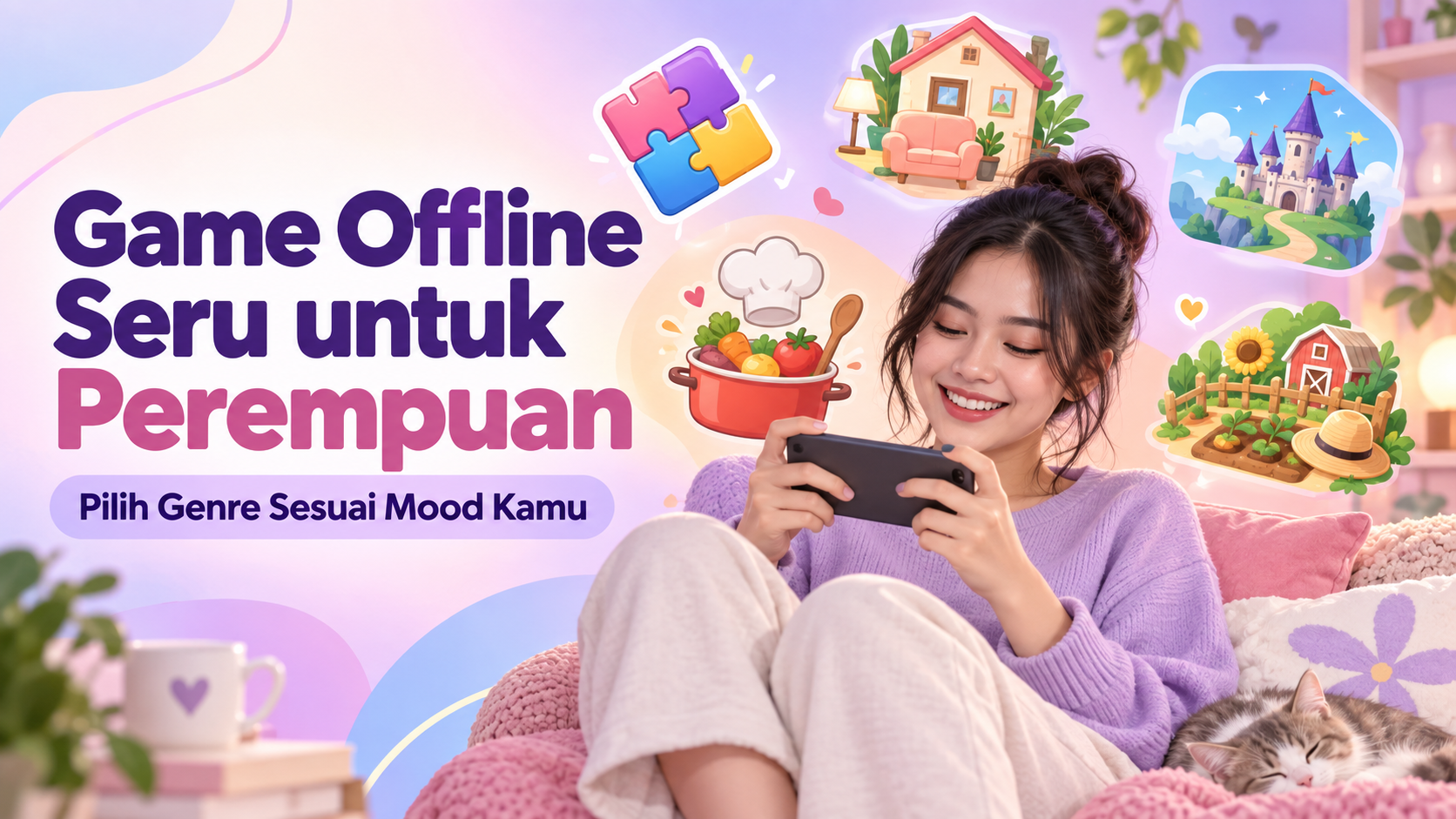 game - Game Offline Seru untuk Perempuan: Pilih Genre Sesuai Mood Kamu