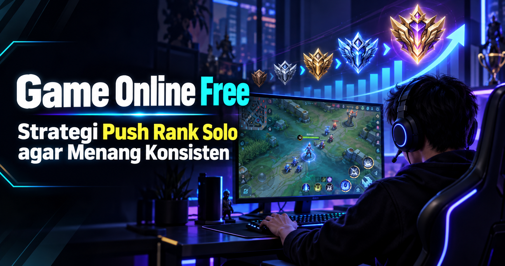 game - Game Online Free: Strategi Push Rank Solo agar Menang Konsisten