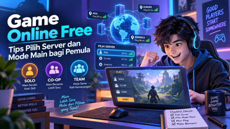 game - Game Online Free: Tips Pilih Server dan Mode Main bagi Pemula