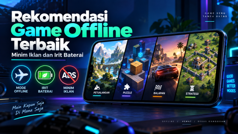 game - Rekomendasi Game Offline Terbaik, Minim Iklan dan Irit Baterai