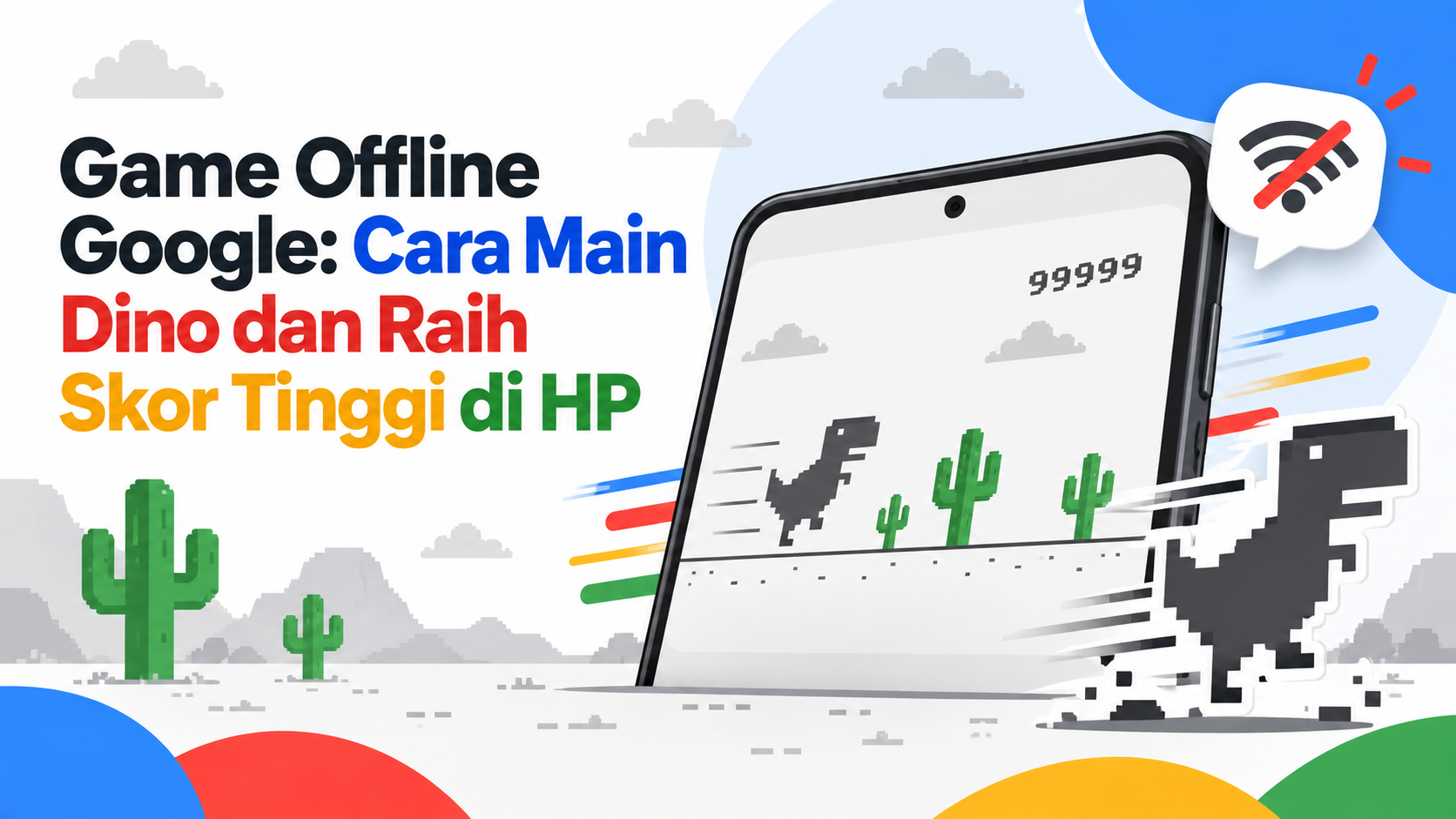 google - Game Offline Google: Cara Main Dino dan Raih Skor Tinggi di HP