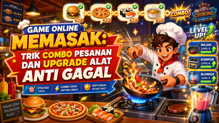 memasak - Game Online Memasak: Trik Combo Pesanan dan Upgrade Alat Anti Gagal