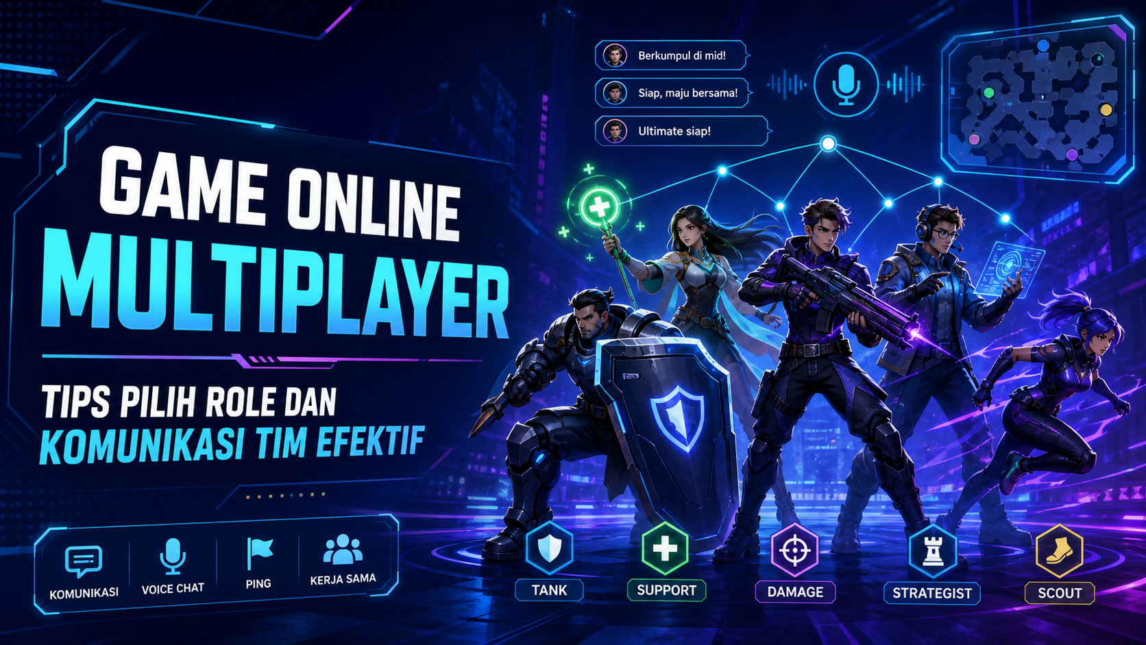 multiplayer - Game Online Multiplayer: Tips Pilih Role dan Komunikasi Tim Efektif
