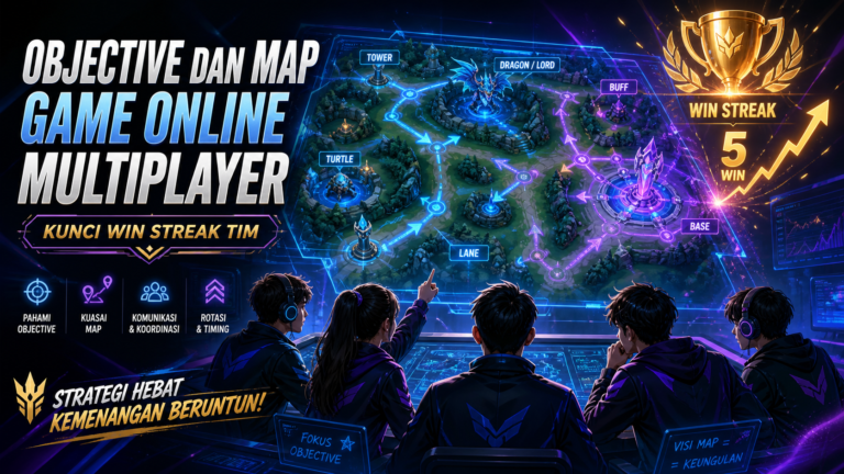multiplayer - Objective dan Map Game Online Multiplayer, Kunci Win Streak Tim