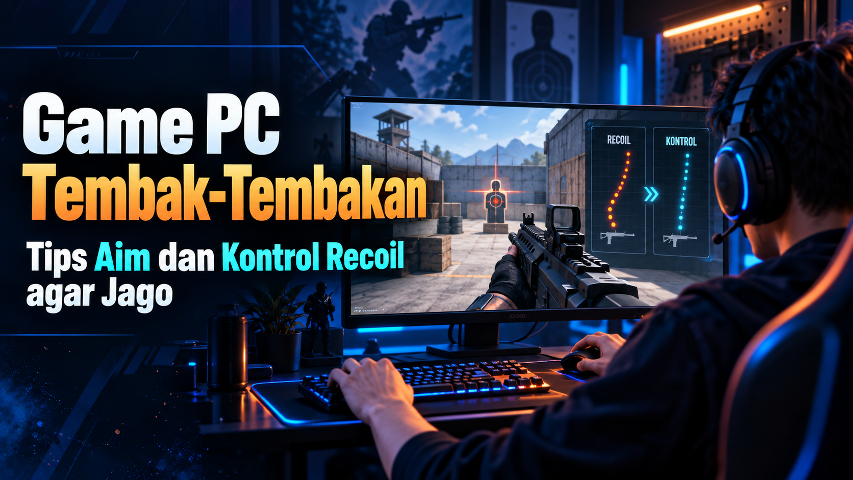 shooter - Game PC Tembak-Tembakan: Tips Aim dan Kontrol Recoil agar Jago