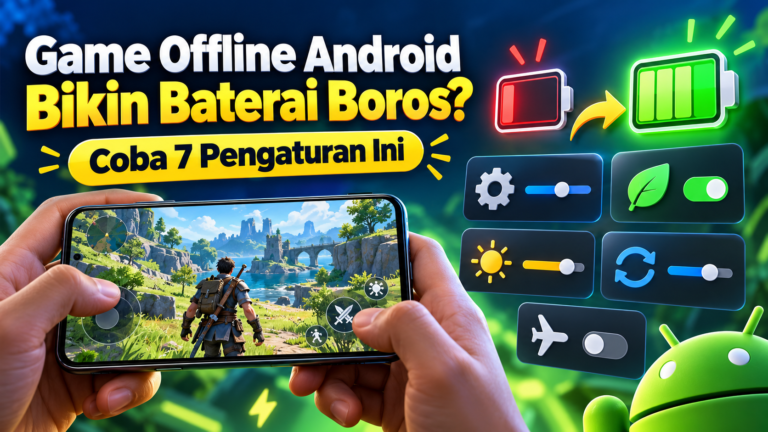 android - Game Offline Android Bikin Baterai Boros? Coba 7 Pengaturan Ini
