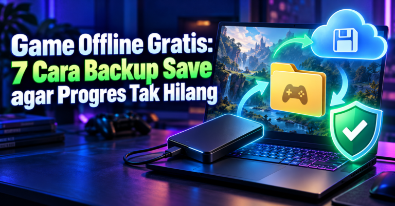 game - Game Offline Gratis: 7 Cara Backup Save agar Progres Tak Hilang