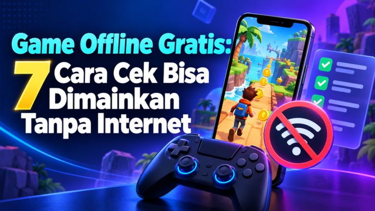 game - Game Offline Gratis: 7 Cara Cek Bisa Dimainkan Tanpa Internet