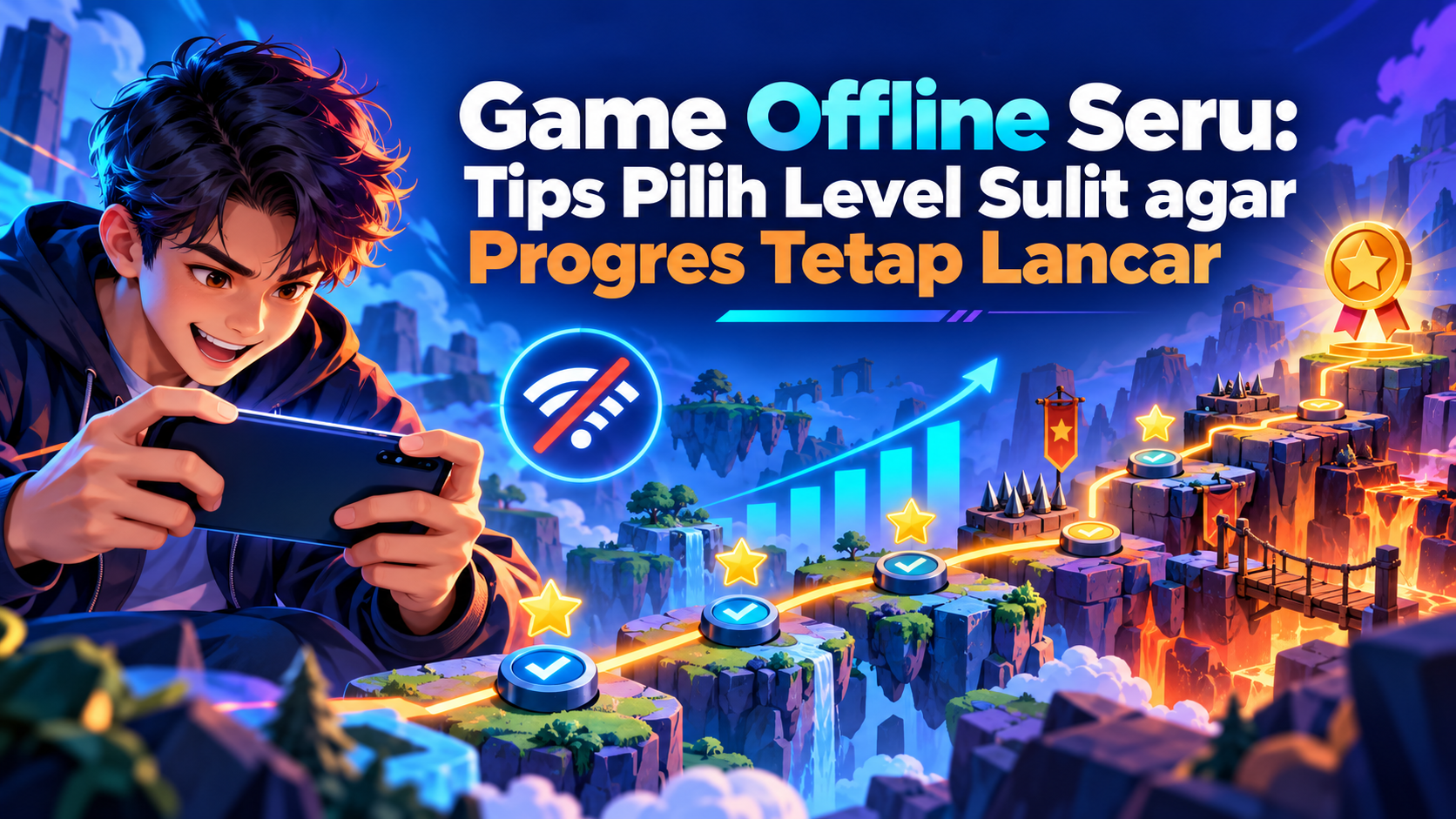 game - Game Offline Seru: Tips Pilih Level Sulit agar Progres Tetap Lancar