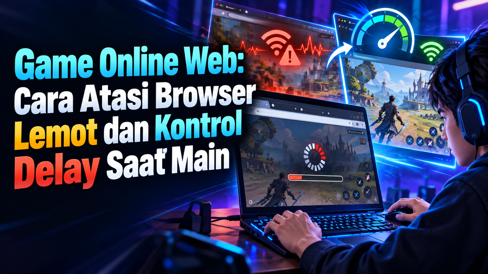 game - Game Online Web: Cara Atasi Browser Lemot dan Kontrol Delay Saat Main